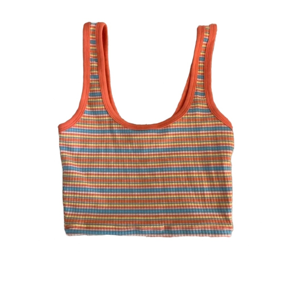 Miss Selfridge Striped Colorful Tank